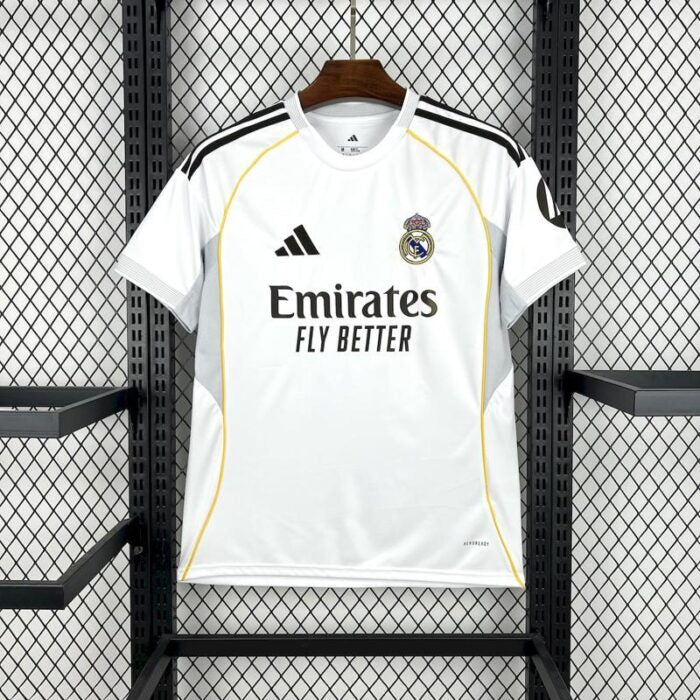 Camisa Home Real Madrid 25-26 Torcedor