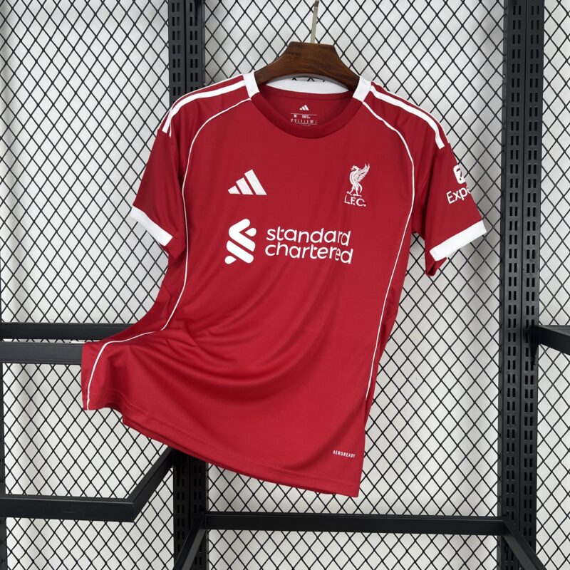 Camisa Home Liverpool 25-26 Torcedor