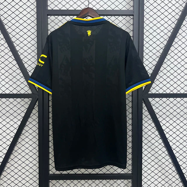 Camisa Manchester United Preta 25-26 Torcedor