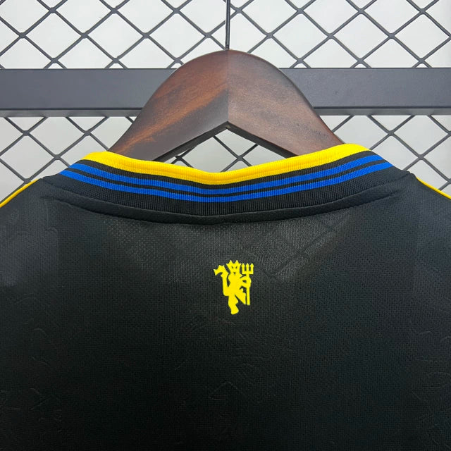 Camisa Manchester United Preta 25-26 Torcedor