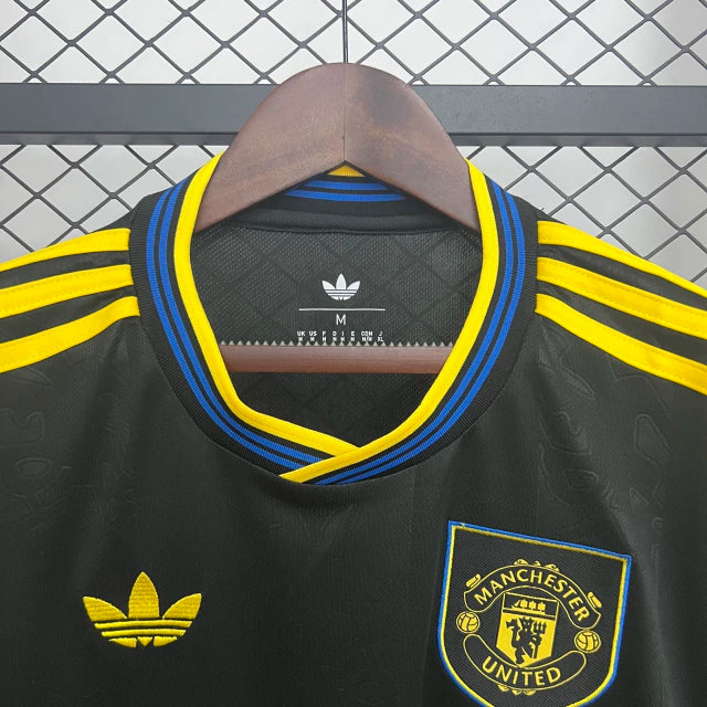 Camisa Manchester United Preta 25-26 Torcedor